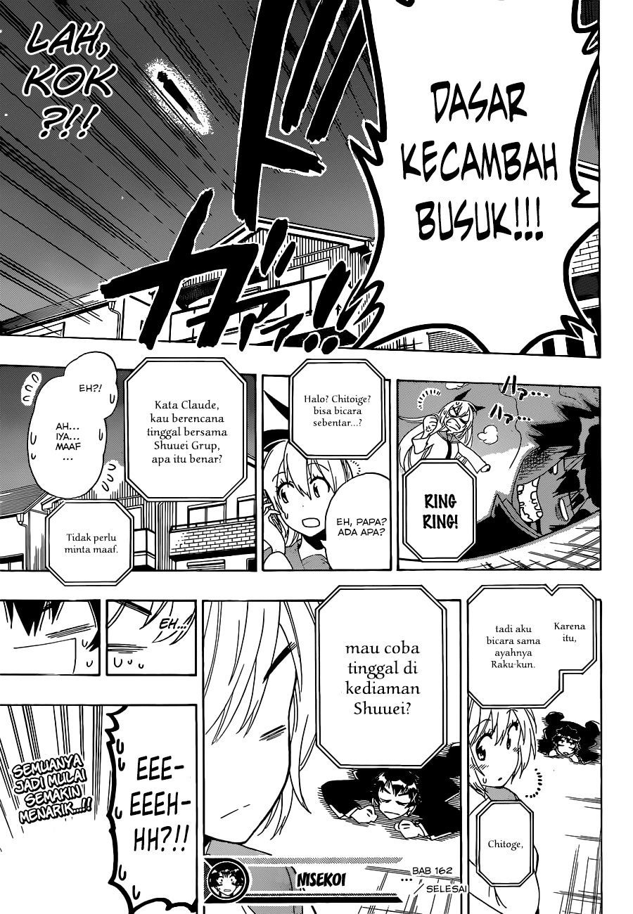 Nisekoi Bab 162 halaman 19