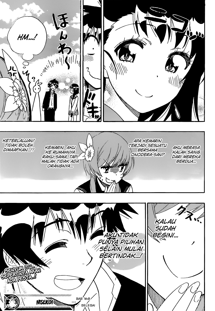 Nisekoi chapter 168 halaman 19