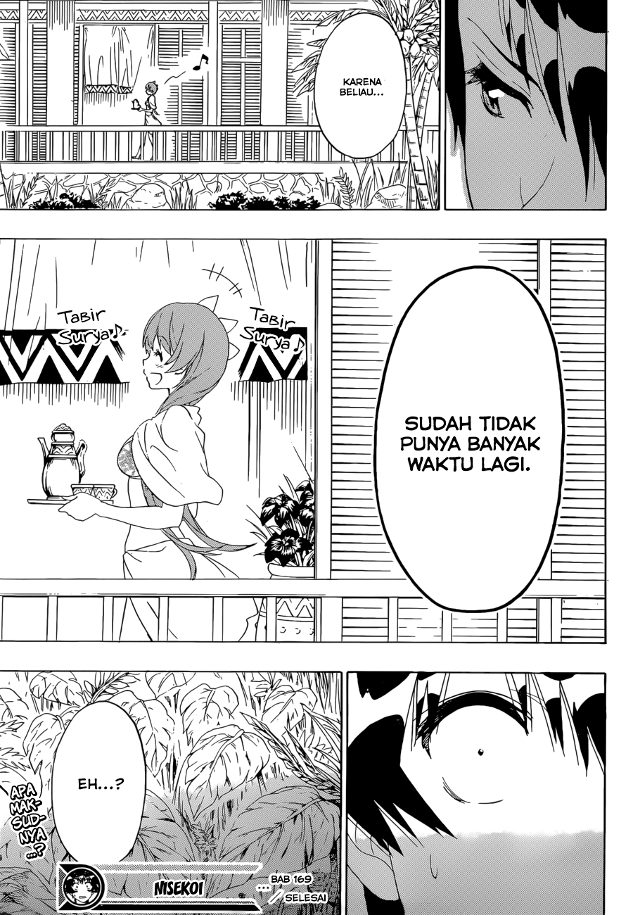 Nisekoi chapter 169 halaman 19
