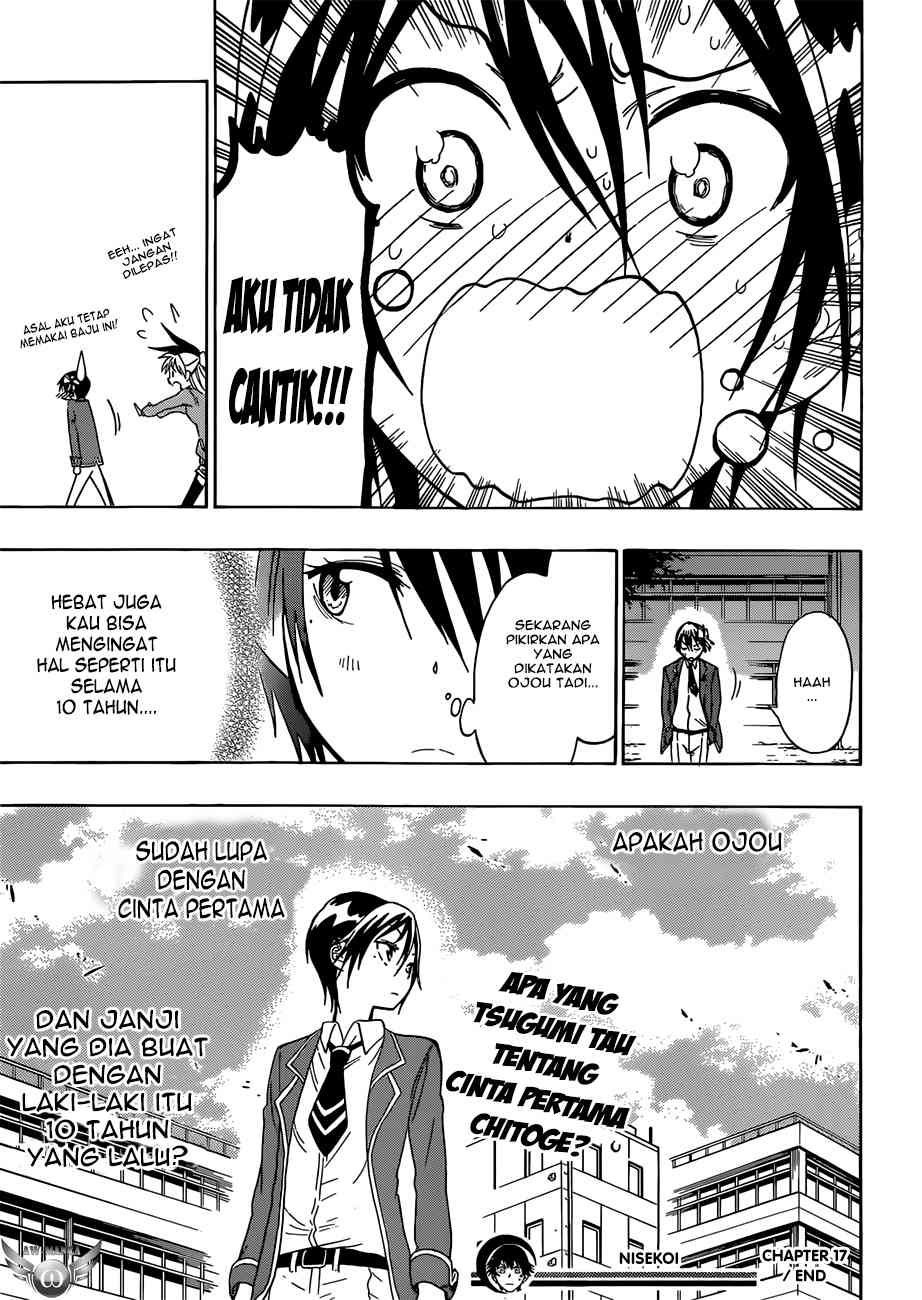Nisekoi Bab 17 halaman 21