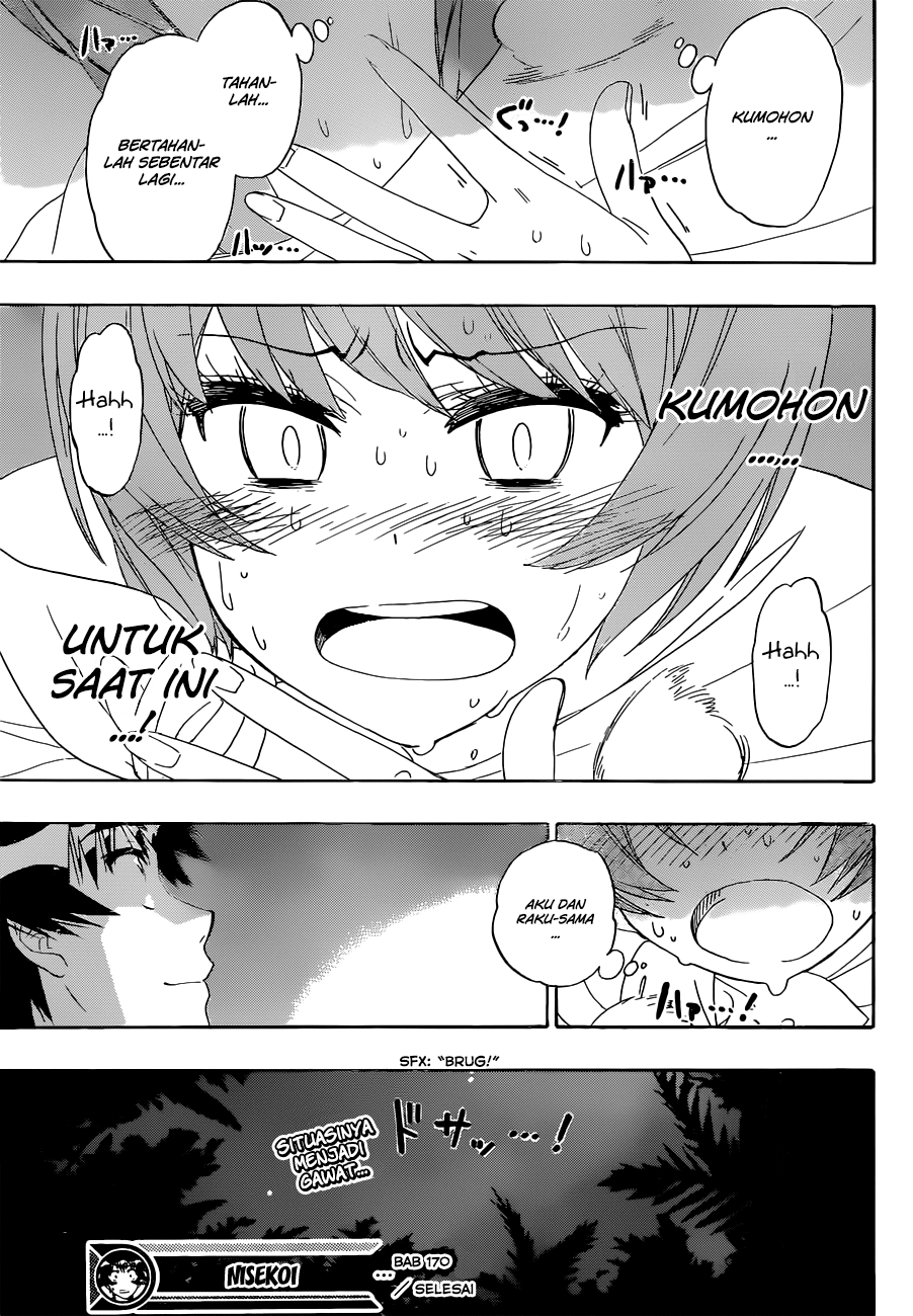 Nisekoi Bab 170 halaman 19