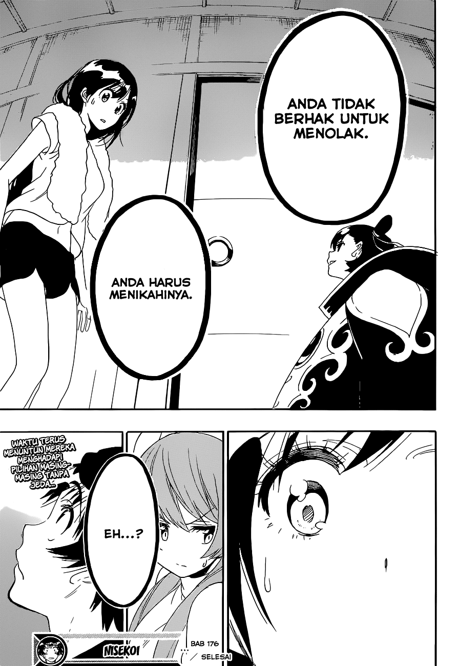 Nisekoi chapter 176 halaman 19