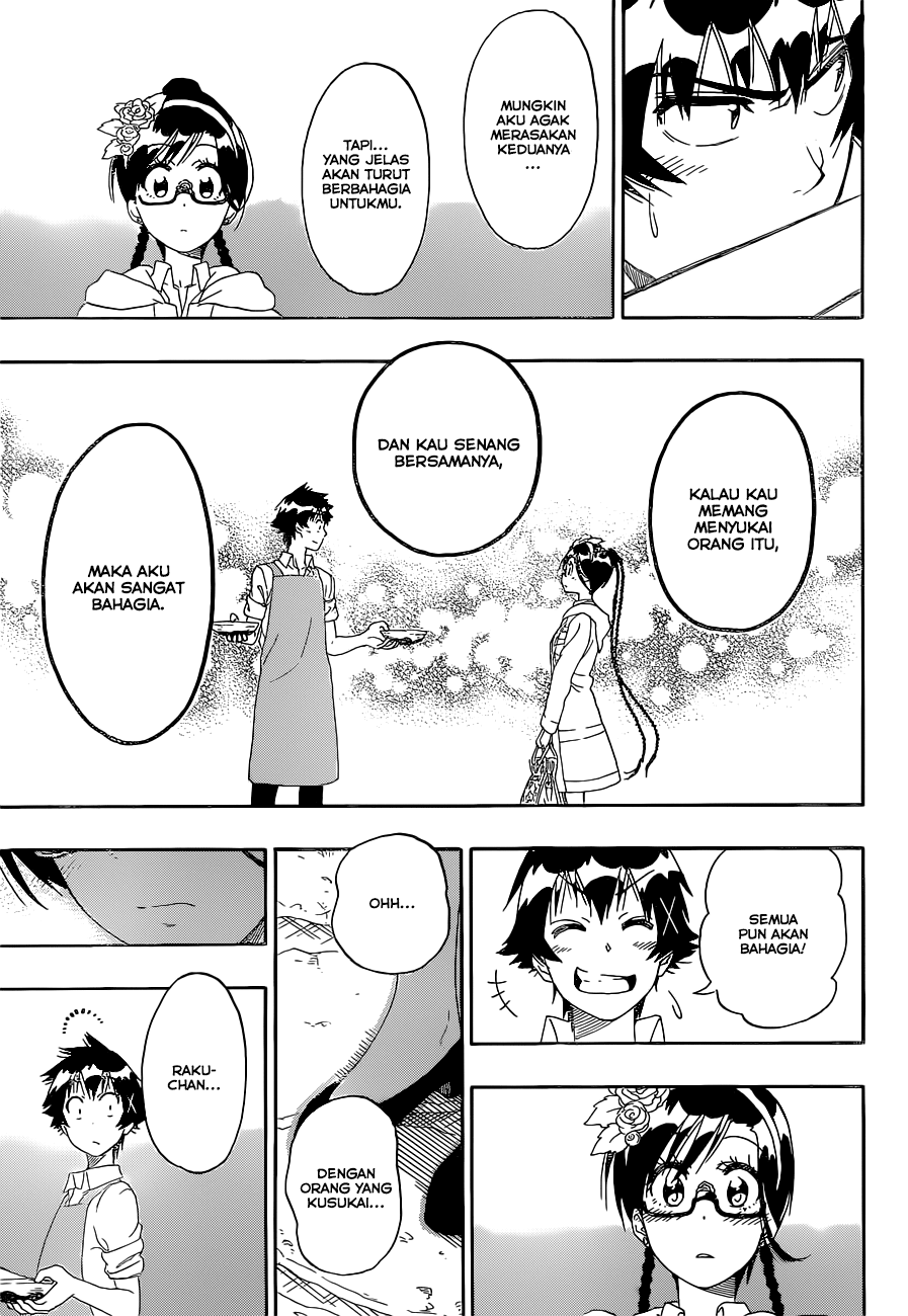 Nisekoi Bab 177 halaman 17