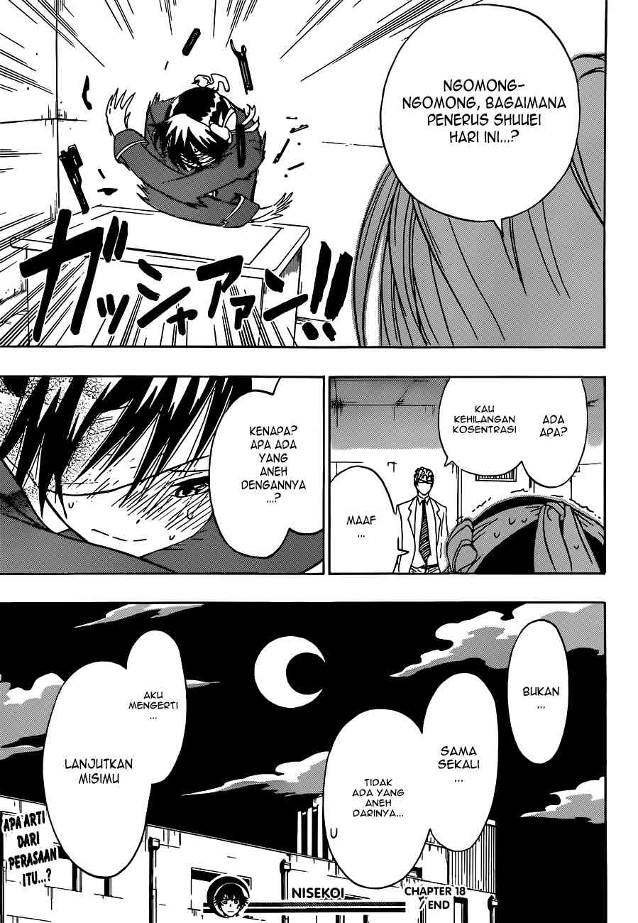 Nisekoi Bab 18 halaman 21