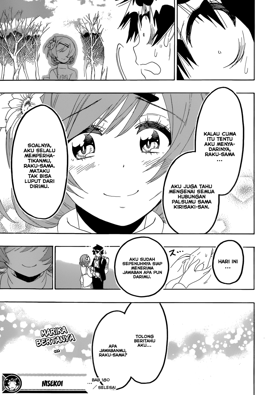 Nisekoi chapter 180 halaman 19