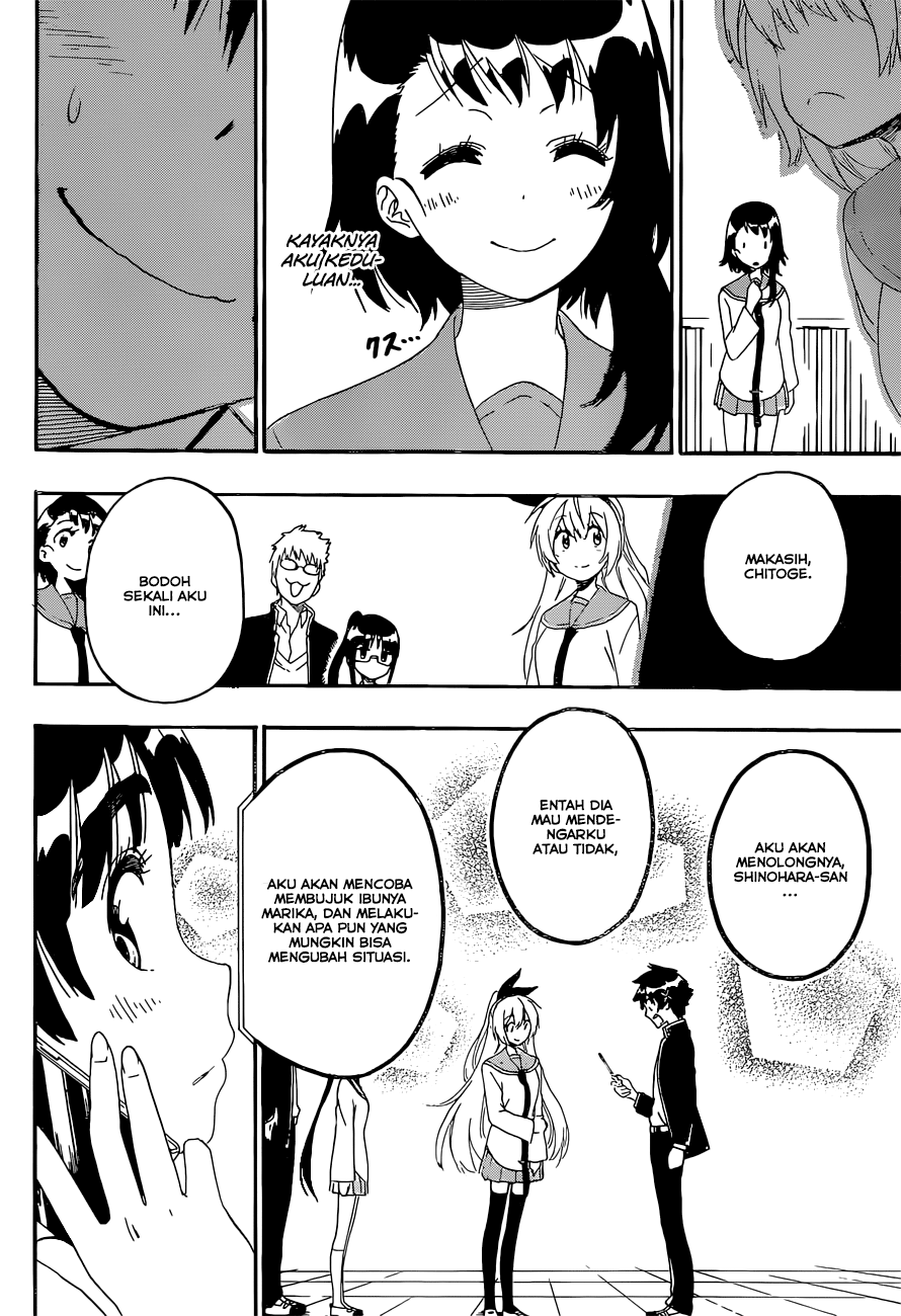 Nisekoi chapter 182 halaman 16