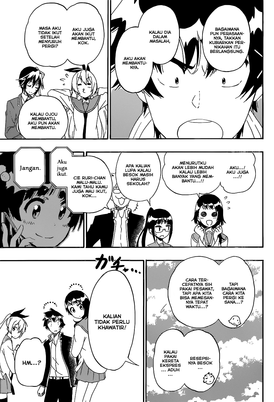 Nisekoi chapter 182 halaman 17
