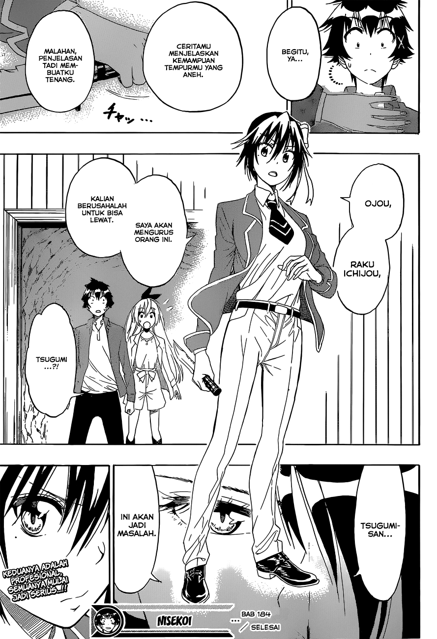 Nisekoi Bab 184 halaman 19