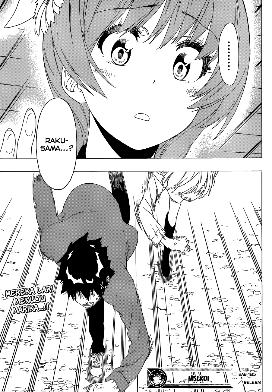 Nisekoi Bab 185 halaman 19