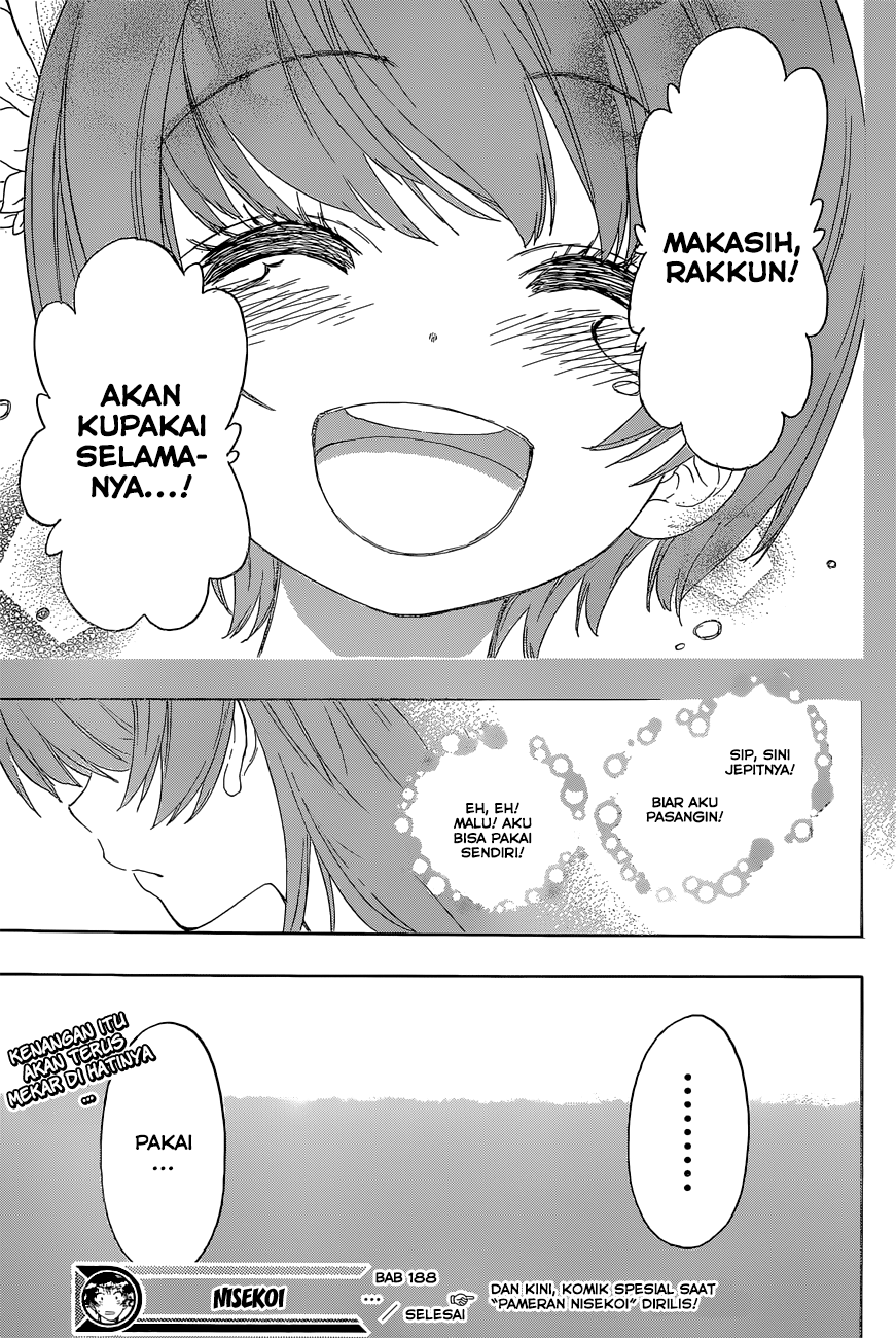 Nisekoi chapter 188 halaman 19