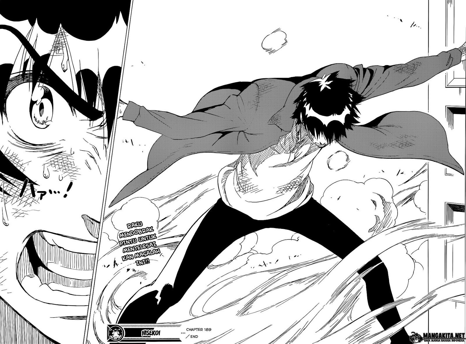 Nisekoi Bab 189 halaman 19