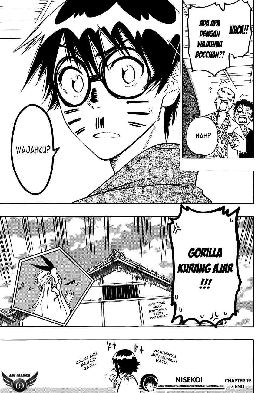 Nisekoi chapter 19 halaman 23
