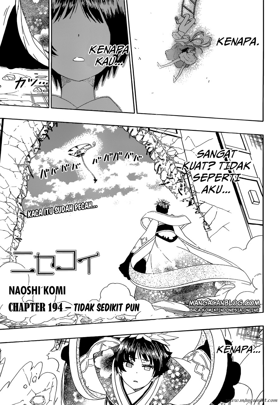 Nisekoi chapter 194 halaman 1