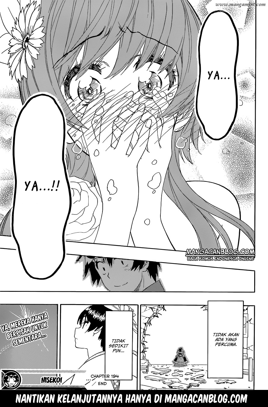 Nisekoi chapter 194 halaman 19