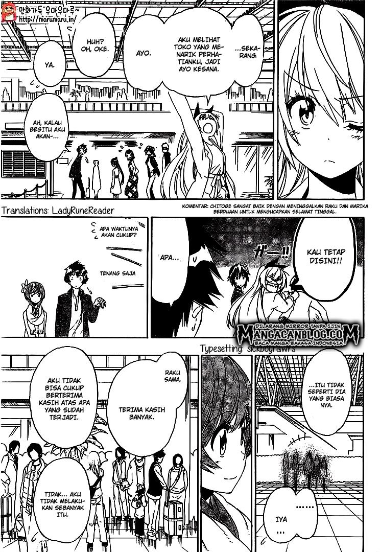Nisekoi Bab 195 halaman 4