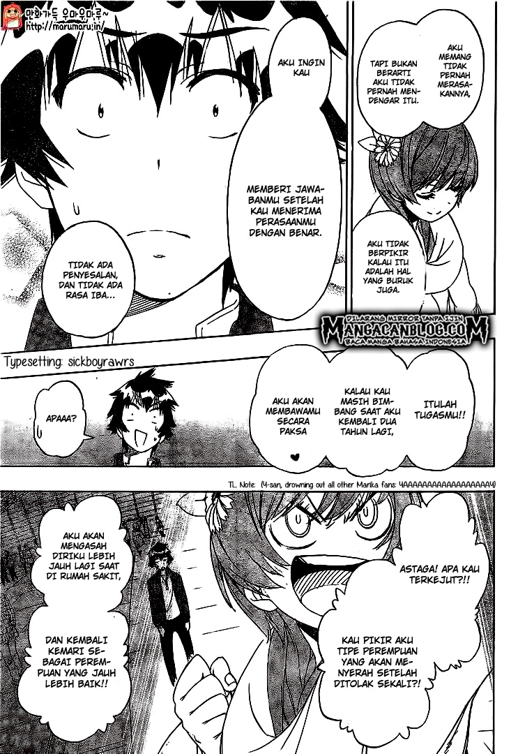 Nisekoi Bab 195 halaman 12