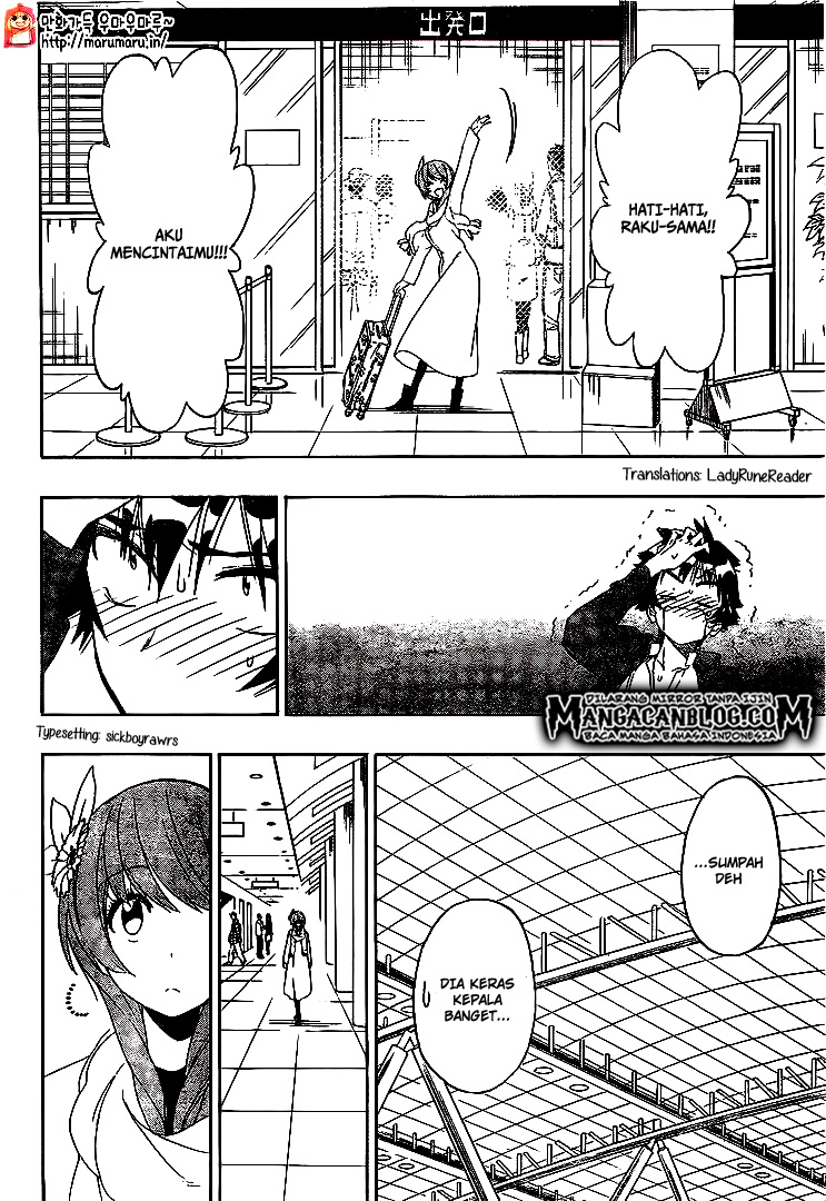 Nisekoi Bab 195 halaman 14