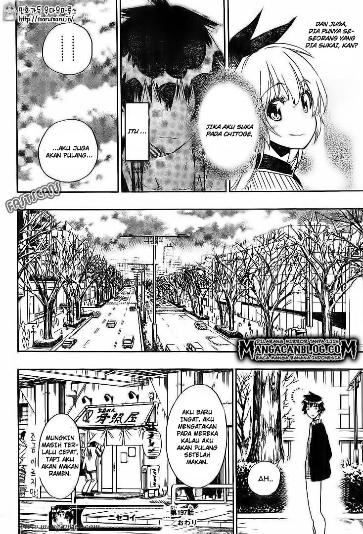 Nisekoi Bab 197 halaman 18