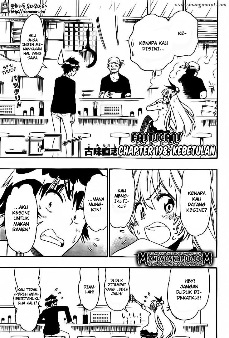 Nisekoi Bab 198 halaman 1