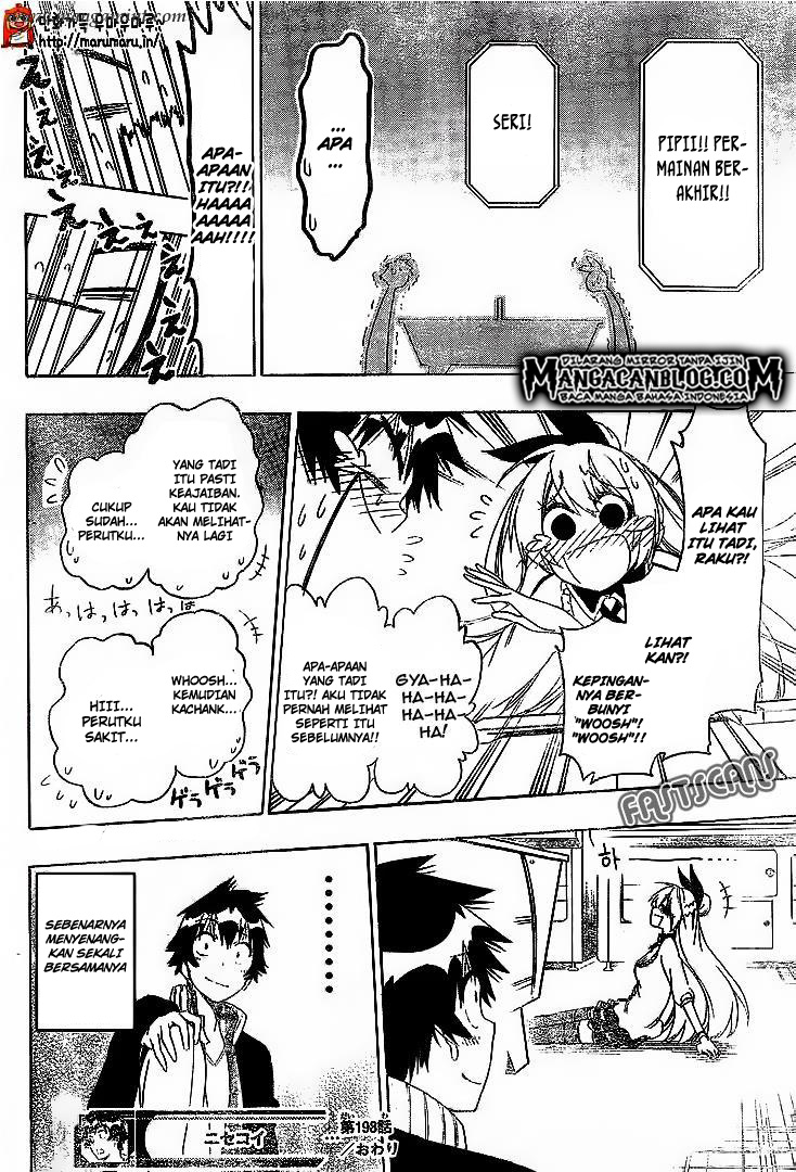Nisekoi Bab 198 halaman 18