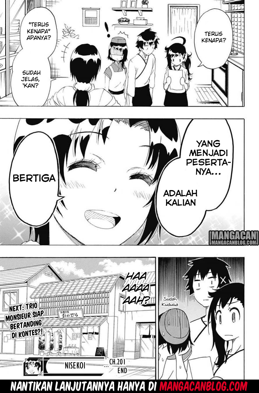Nisekoi chapter 201 halaman 20