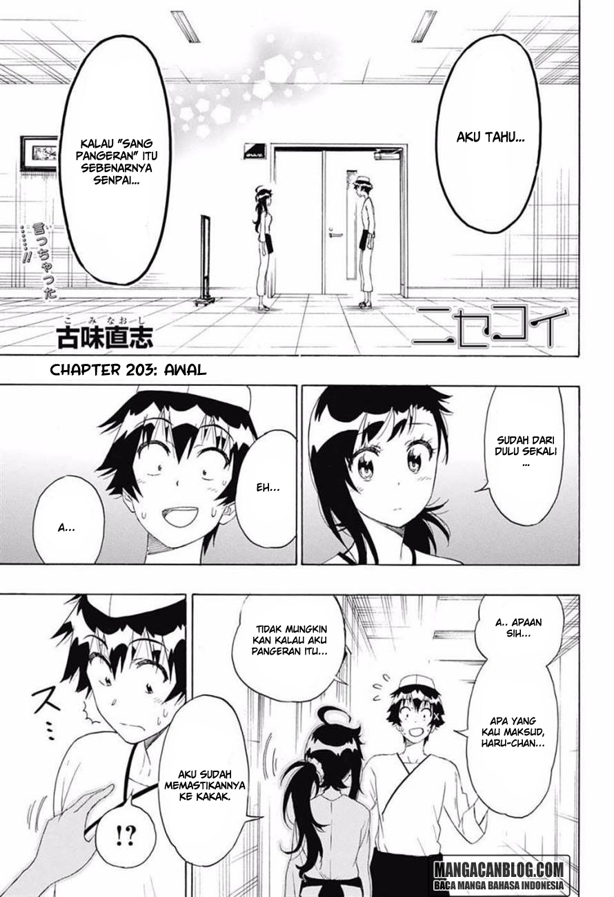 Nisekoi Bab 203 halaman 1