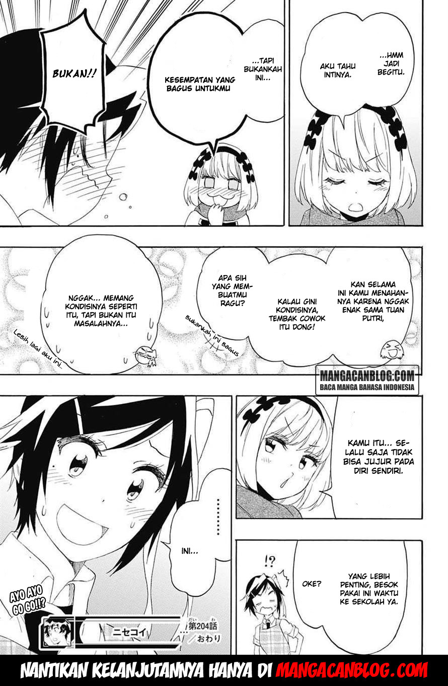 Nisekoi Bab 204 halaman 20