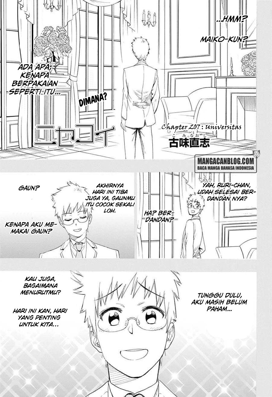Nisekoi chapter 207 halaman 1