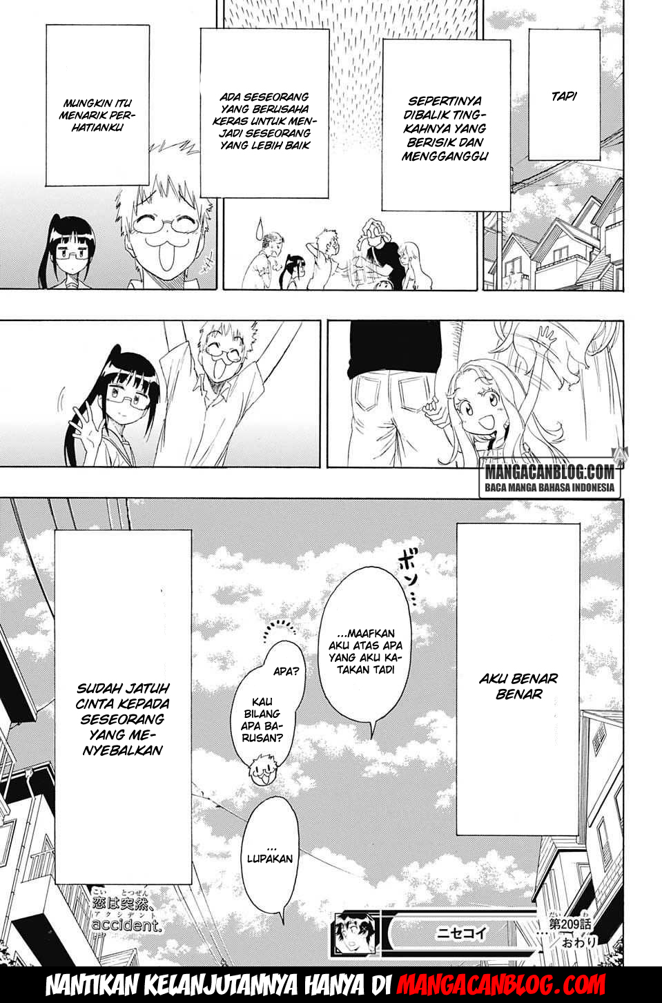Nisekoi Bab 209 halaman 19
