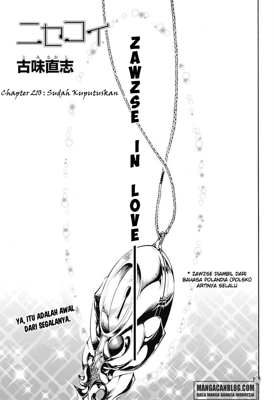Nisekoi chapter 210 halaman 1