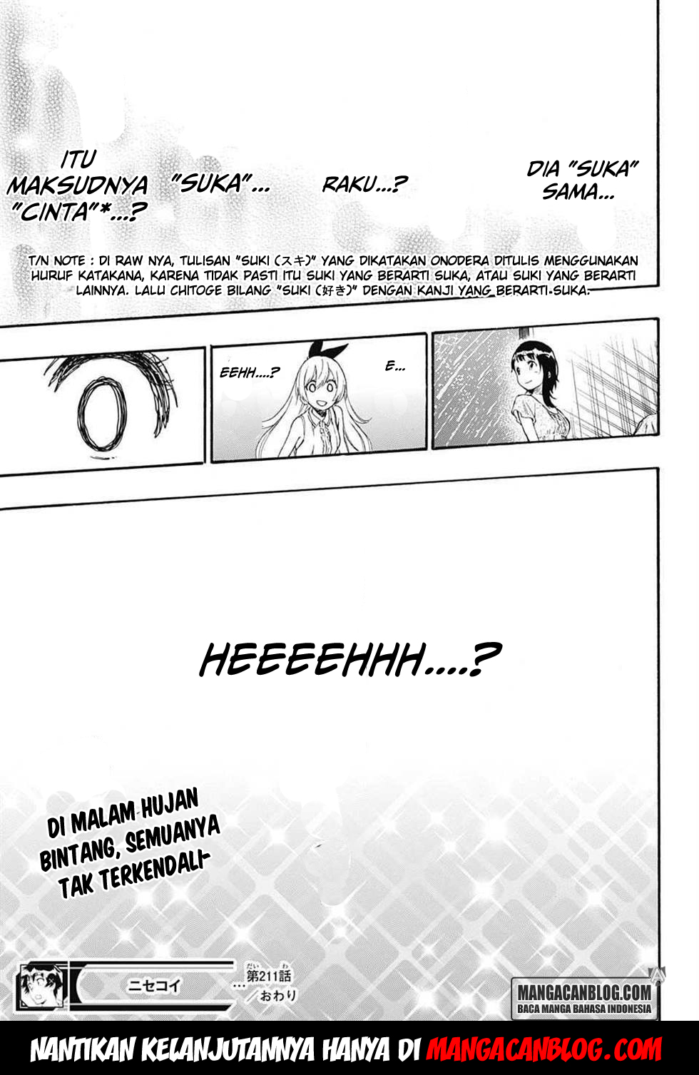 Nisekoi chapter 211 halaman 18
