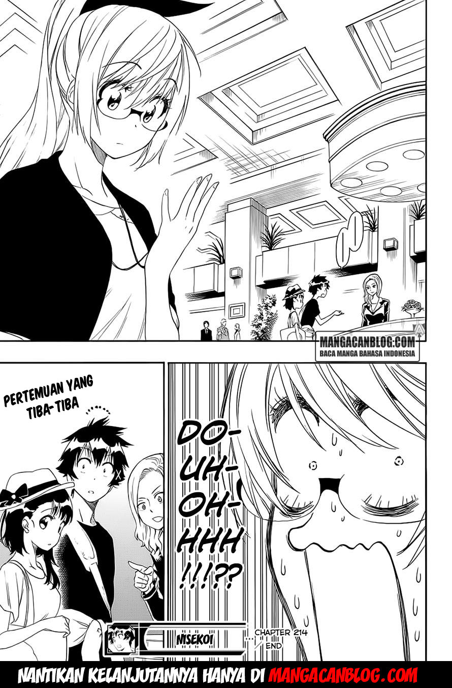 Nisekoi chapter 214 halaman 19
