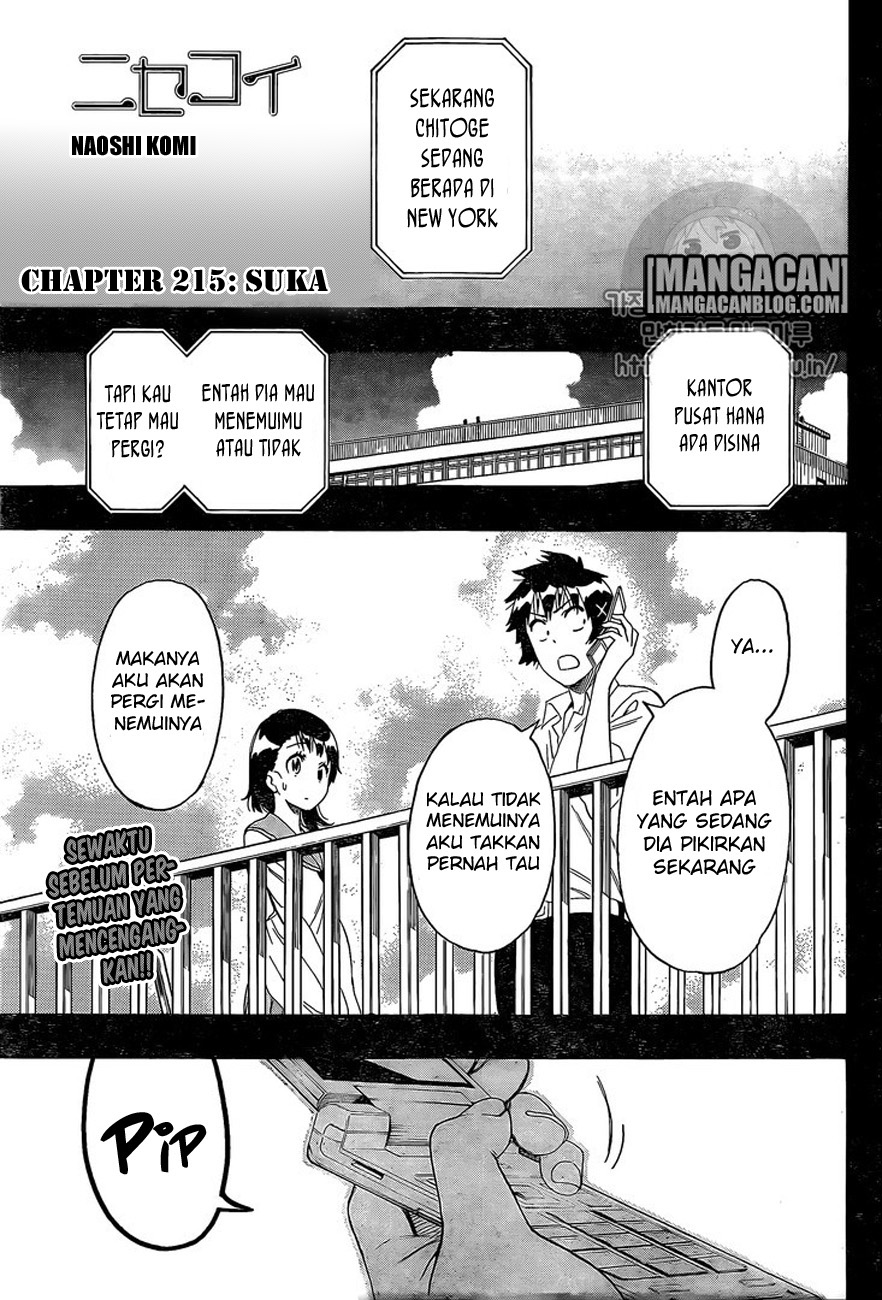 Nisekoi Bab 215 halaman 1