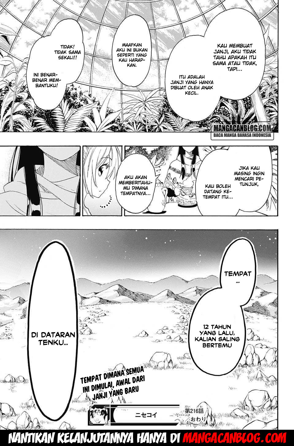 Nisekoi chapter 216 halaman 19