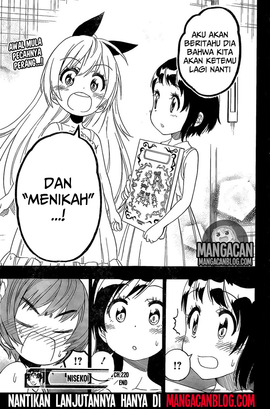 Nisekoi chapter 220 halaman 20