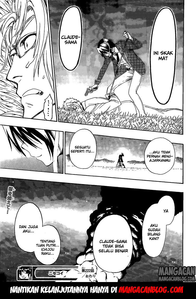 Nisekoi chapter 222 halaman 19