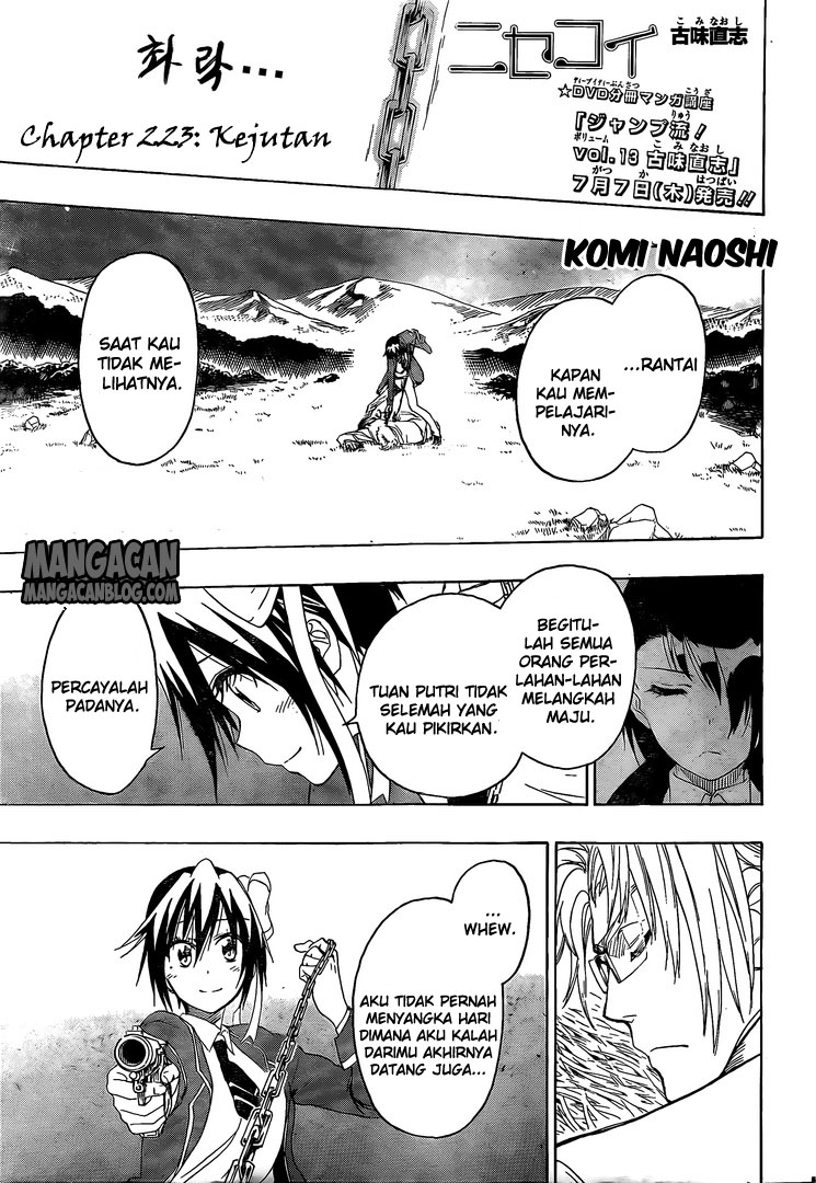 Nisekoi chapter 223 halaman 1