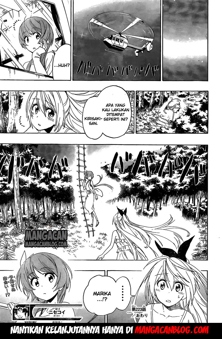 Nisekoi chapter 223 halaman 18