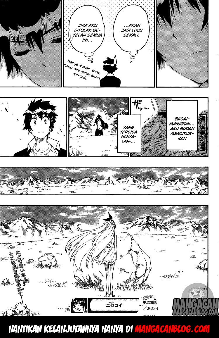 Nisekoi chapter 226 halaman 19