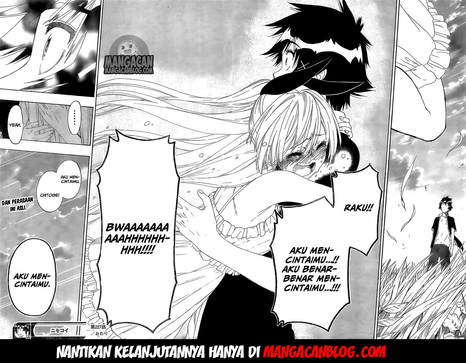 Nisekoi Bab 227 halaman 17
