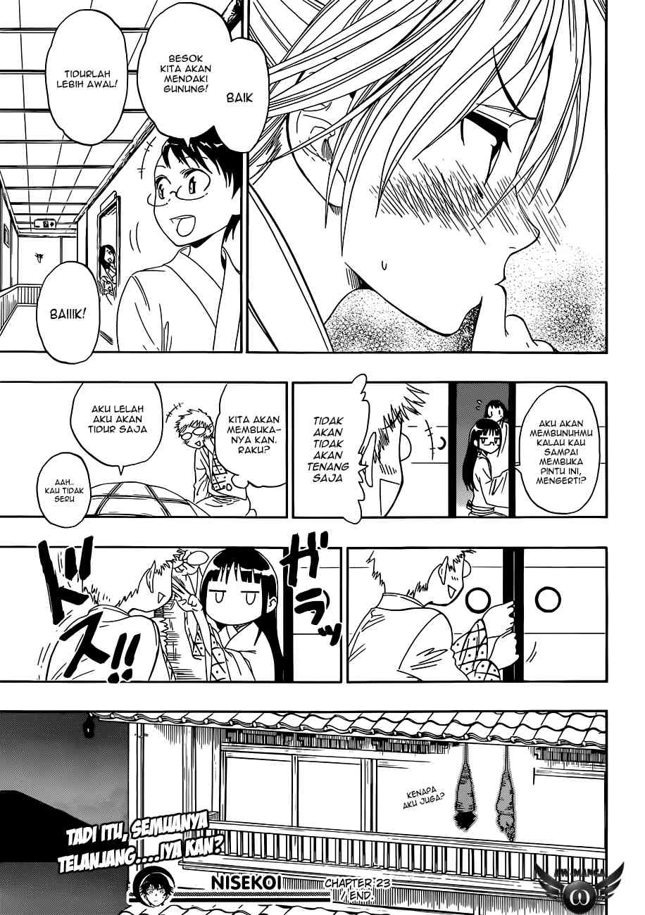 Nisekoi chapter 23 halaman 22