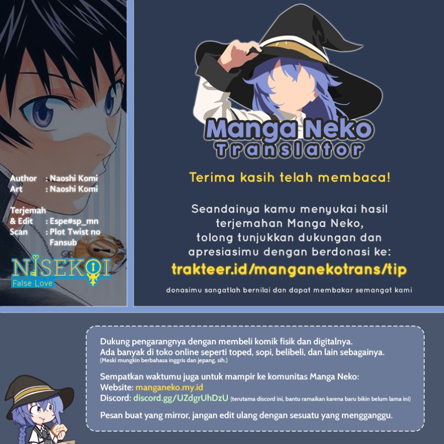 Nisekoi chapter 230.6 halaman 7