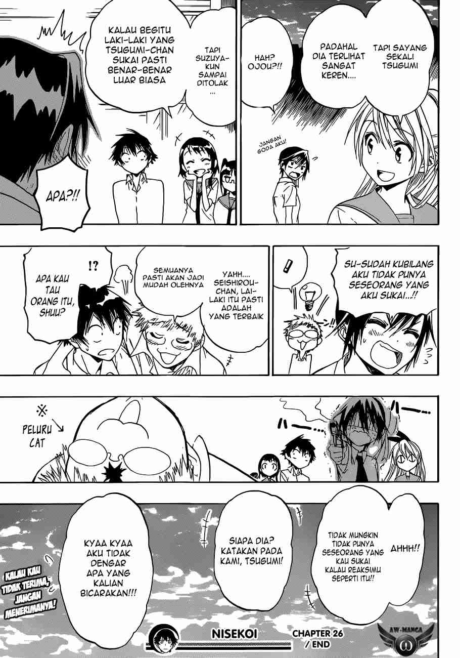 Nisekoi Bab 26 halaman 22