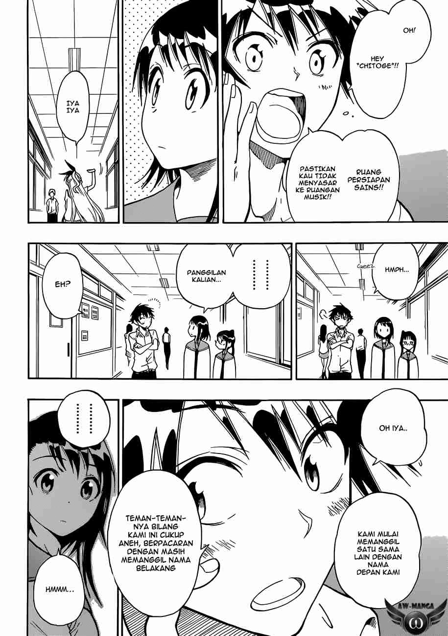 Nisekoi chapter 27 halaman 4