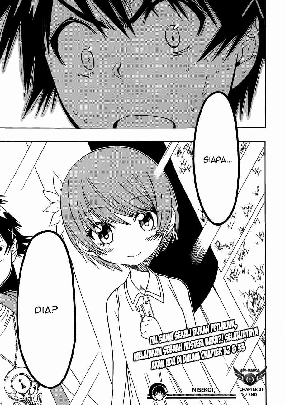 Nisekoi chapter 31 halaman 21