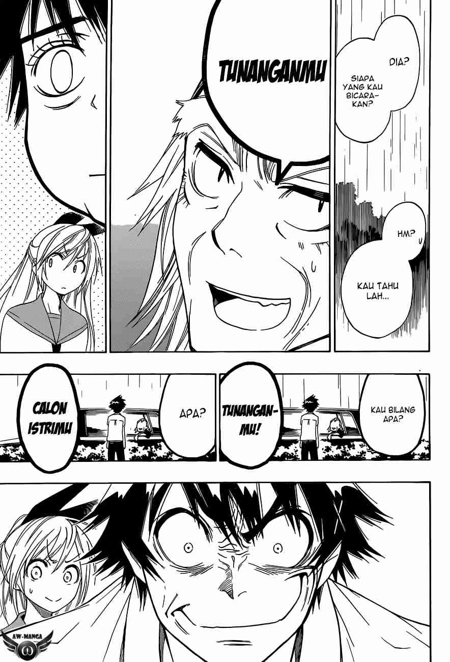 Nisekoi chapter 32 halaman 19
