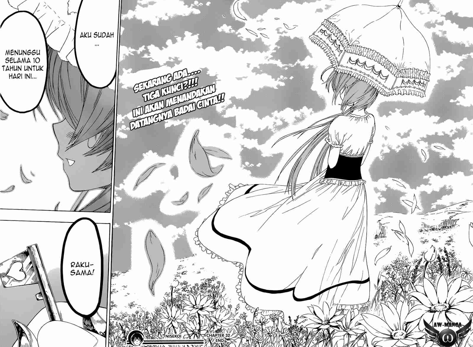 Nisekoi chapter 32 halaman 20