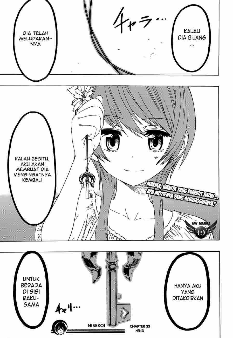 Nisekoi Bab 33 halaman 22