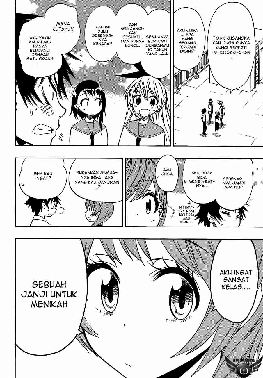 Nisekoi chapter 36 halaman 14