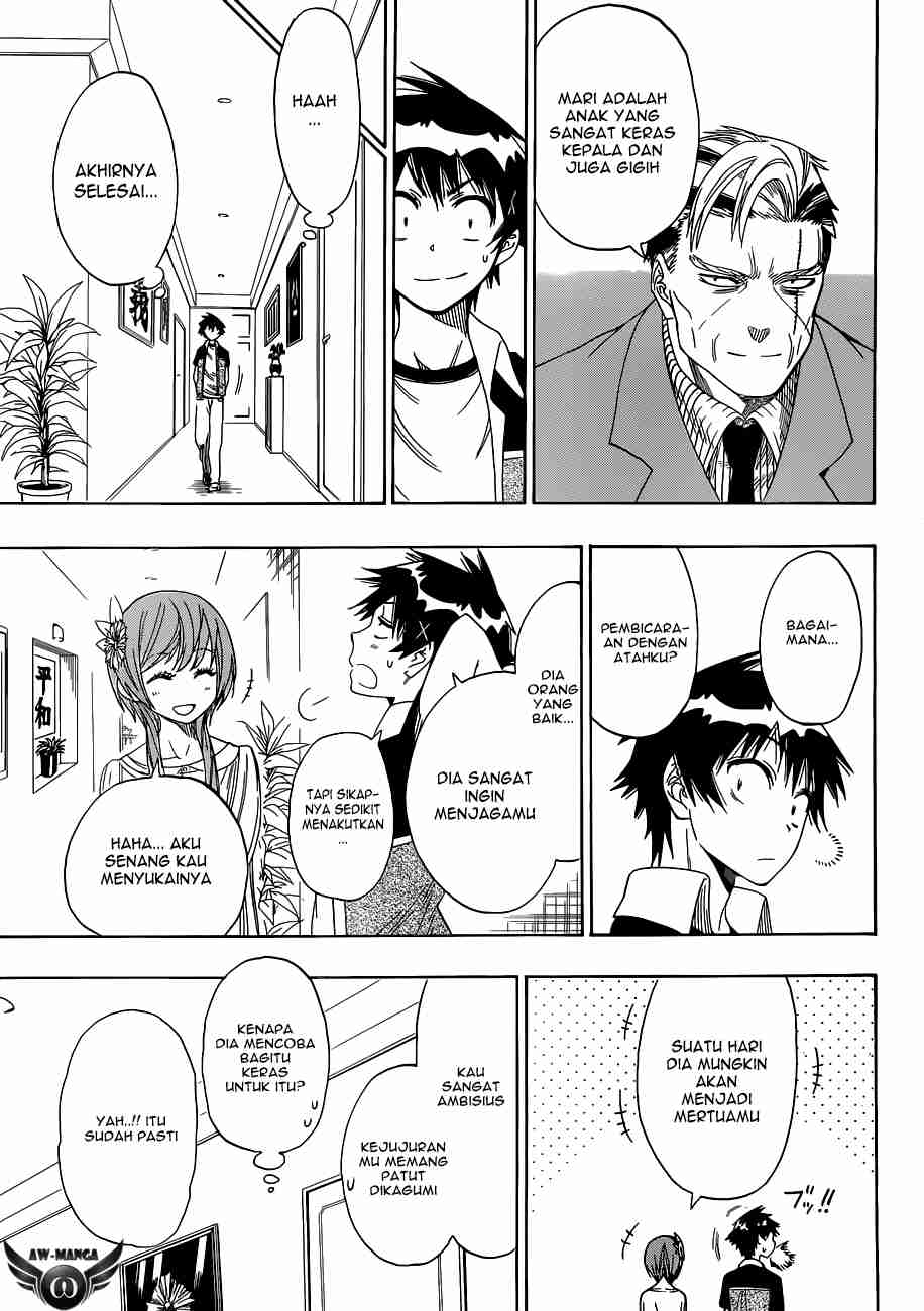 Nisekoi Bab 37 halaman 17
